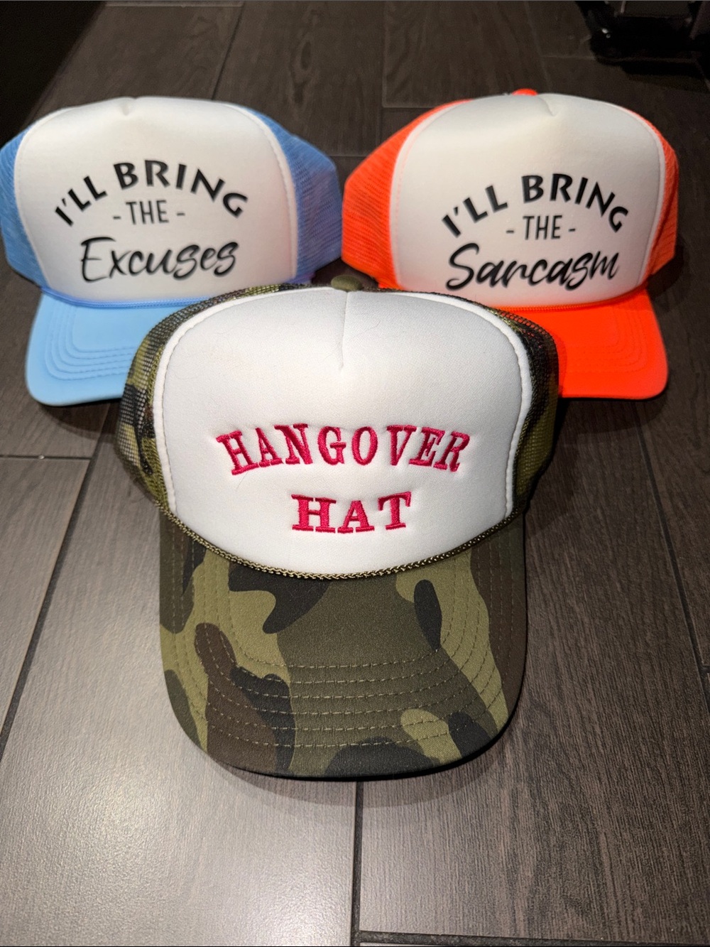 FUNKY JUNQUE GRAPHIC TRUCKER HATS